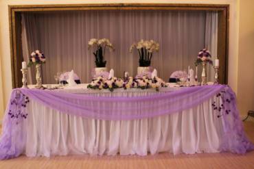 Hochzeitsdeko in Violett – Lila – Flieder